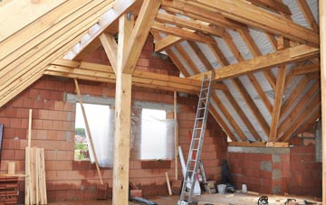 Llandyfriog attic trusses